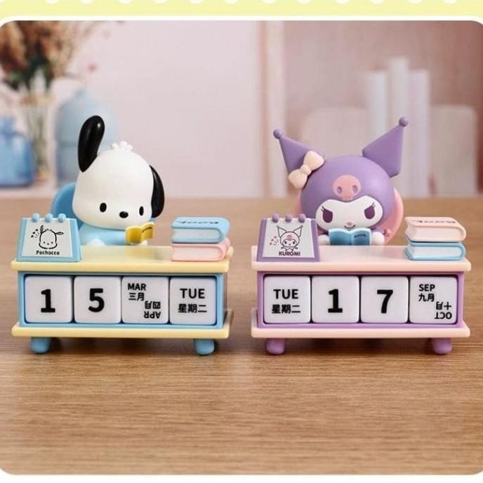 

[Cc35] Mainan Anak Block Kalender Pajangan Kalender Sanr10 Kalender Abadi Sanr10 Kuromi Pochacco Co