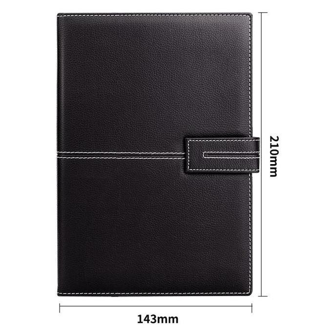 

Deli Leather Cover Notebook Buku Catatan Agenda Kulit Magnetic En142L Hitam Kertas Paper Stationery Co