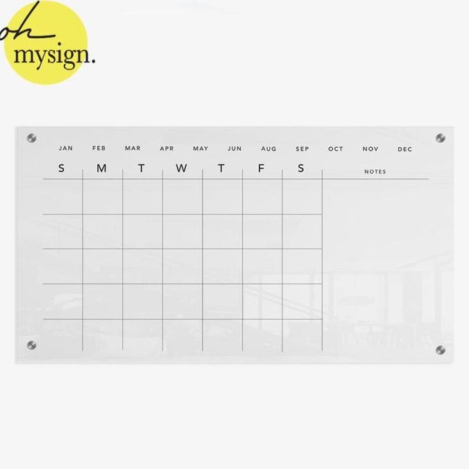

Acrylic Planner | Planner Akrilik Gift | Papan Jadwal Acrylic Co
