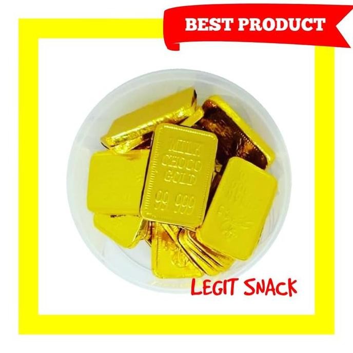 

Coklat Batang Emas / Cokelat Batangan Mas / Gold Bar Chocolate 50 Pcs