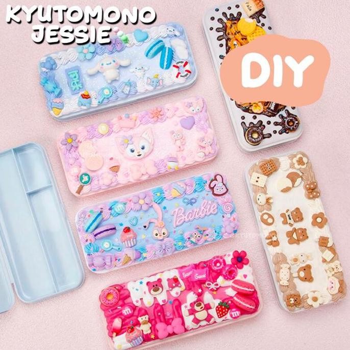 

Kyutocream Kit Kotak Pensil Diy Deco Cream Kit Diy Pensilcase Co