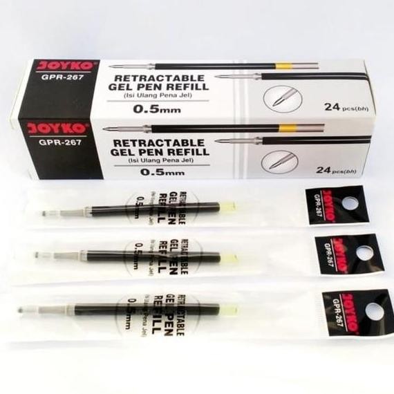 

PROMO! Isi Refill Pulpen Gel Joyko GP-265 / GPR-267 0.5 mm - 1 box isi 24 pcs