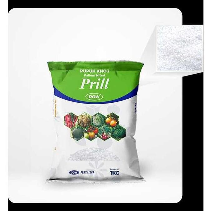 Dgw - Pupuk Kno3 Prill Dgw 1 Kg - Kno3 Putih - Kalium Nitrat Untuk Tanaman
