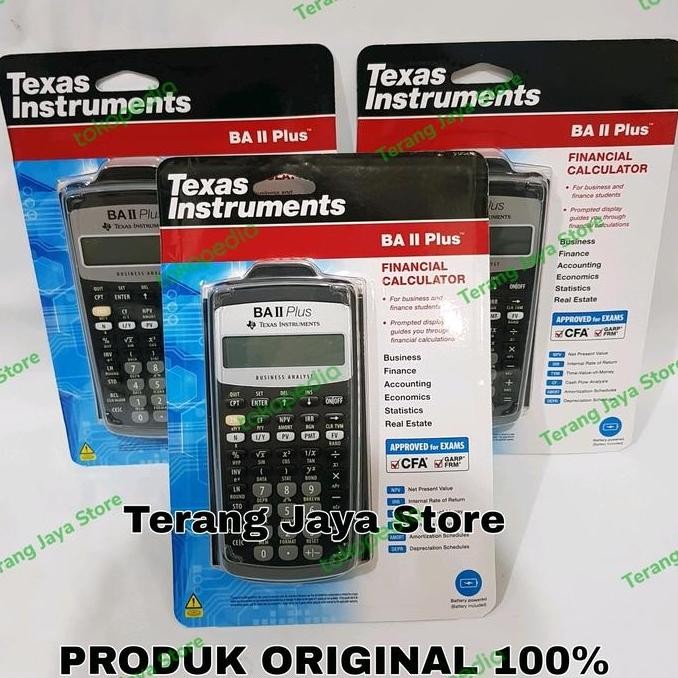 

Kalkulator Financial Texas Instruments Ba Ii Plus Financial Calculator Texas Ba Ii Plus Kalkulator Texas Ba Ii Plus Original Co