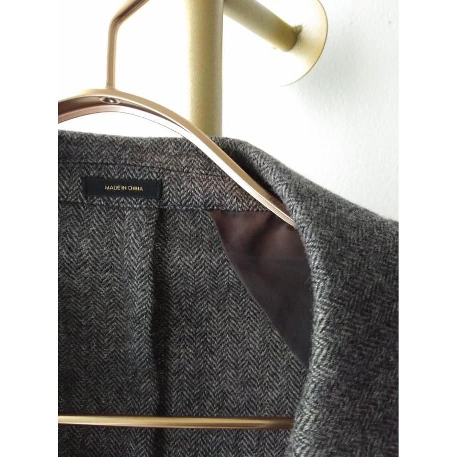 Original Massimo Dutti Herringbone Men's Casual Blazer - Men's Layering Piece - Outer Luaran Pria Si