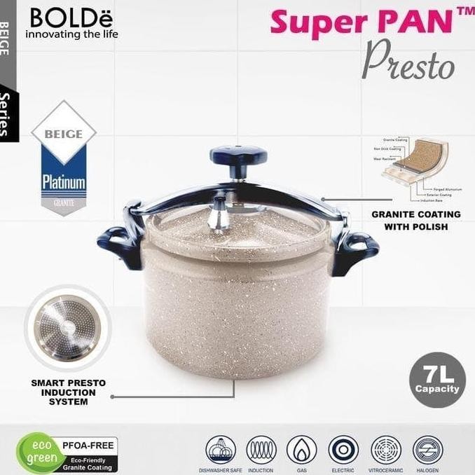 PANCI BOLDe Super Pan - Presto 7 Liter PRESTO BOLDE 7 LITER GRANITE / BOLDe SUPER PAN PRESTO Granite