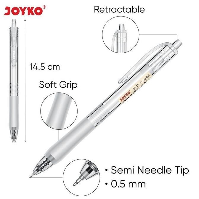 

Gel Pen Pulpen Pena Joyko GP-371 Bontu Gel 0.5 mm