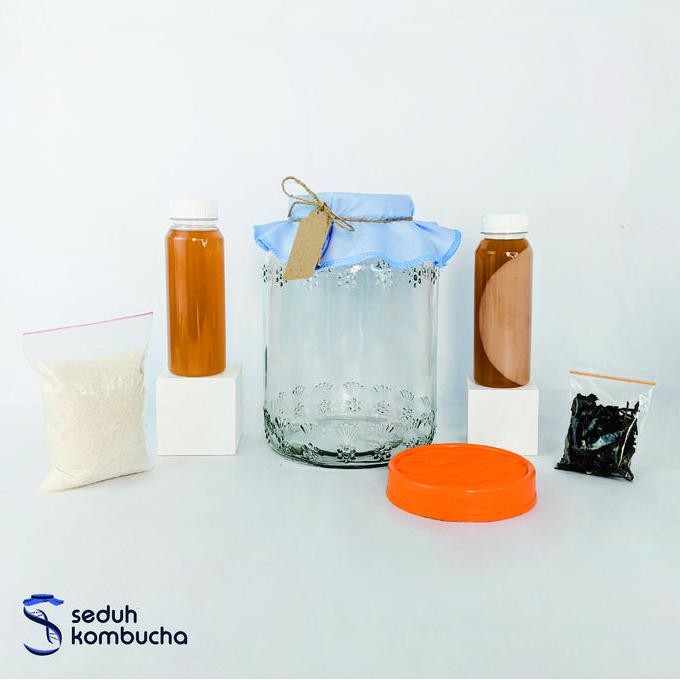 

Starter Kit/Diy Kombucha 3 Liter|Paket Produksi Fermentasi Kombucha 3L Kualitas Terbaik Harga Termurah