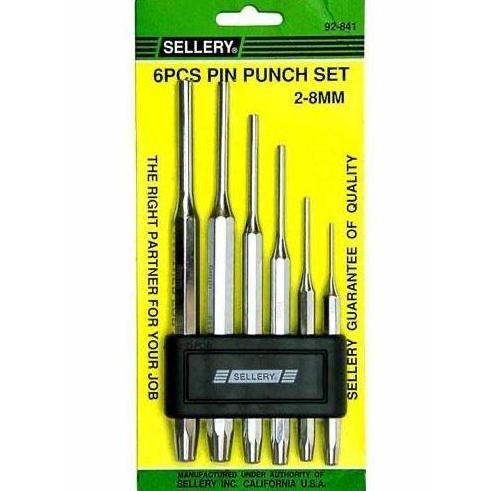 

Pin Punch Set 6 Pcs 2 - 8mm SELLERY 92-841