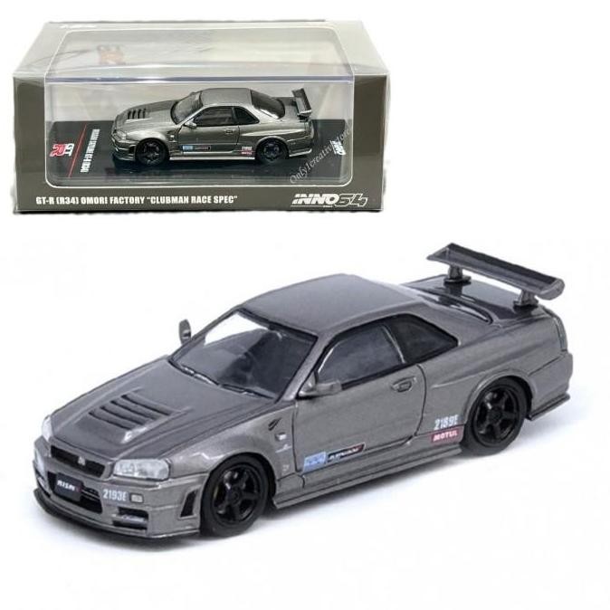 IN64-R34-OFCRS INNO64 NISSAN SKYLINE GT-R R34 OMORI FACTORY CLUBMAN