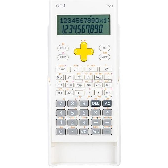 

Deli Scientific Calculator / Kalkulator Ilmiah 300 Fungsi 5 Tahun E1720 Co