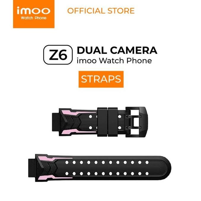 Imoo Z6 Strap Watch Phone Original Tali Jam Tangan Smartwatch Rubber Co