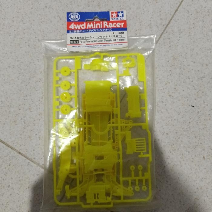 Tamiya 95494 Fma Fluorescent Color Chassis Sasis Set Yellow Kuning Original Dan Terpercaya