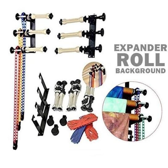 TERLARIS - Expander Roll Background - 3 roll dan 4 roll