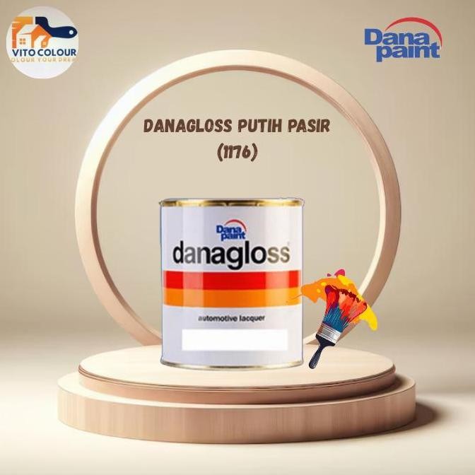 Cat Danagloss Putih Pasir (1176) Asli