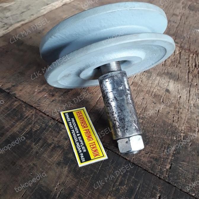 >>>>>] HC600 1 SET PULY DAN AS BEARING untuk blower sekam pk HC6BV ISEKI AGRI