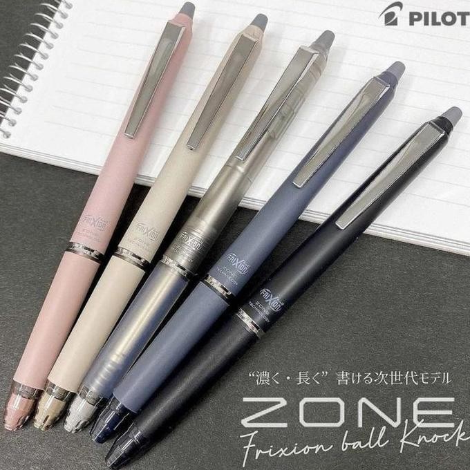 

PROMO! Pilot FriXion Knock Zone Gel Ink Erasable Pen 0.5mm 0.7mm Tinta Bisa Dihapus LFBKZ-50EF LFBKZ-50F