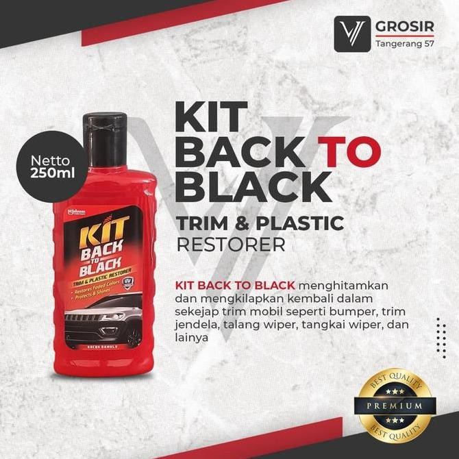 Trim Restorer Kit Penghitam Plastik Mobil Dashboard Pintu 250Ml Diskon