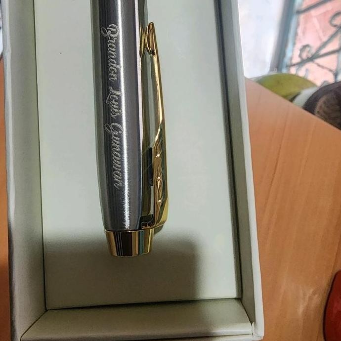 

TERLARIS! Pulpen Parker Original IM Brushed Metal Roller Ball GT dengan Gratis Nama Ukir - Stationery