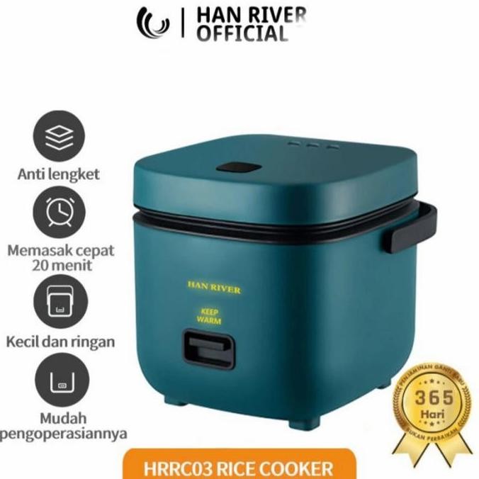 NEW HAN RIVER RICE COOKER HRRC03 Magic com Portable Travel Version Studen