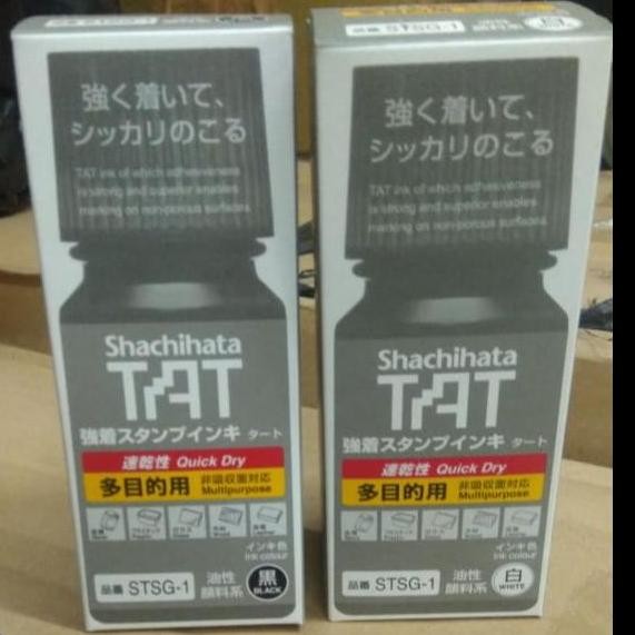 

BEBAS ONGKIR - Jual Shachihata TAT ink STSG 55ml Black/White