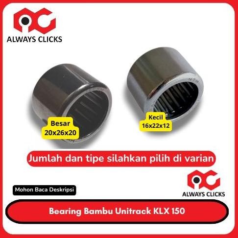 Bearing Bambu Unitrack KLX Set - Laher Bambu Unitrack KLX - Needle Bearing Unitrack KLX untuk Motor 