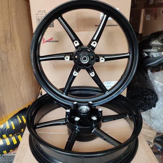 velg vrossi sanca Ninja 150 RR hitam velg Ninja RR tapak lebar