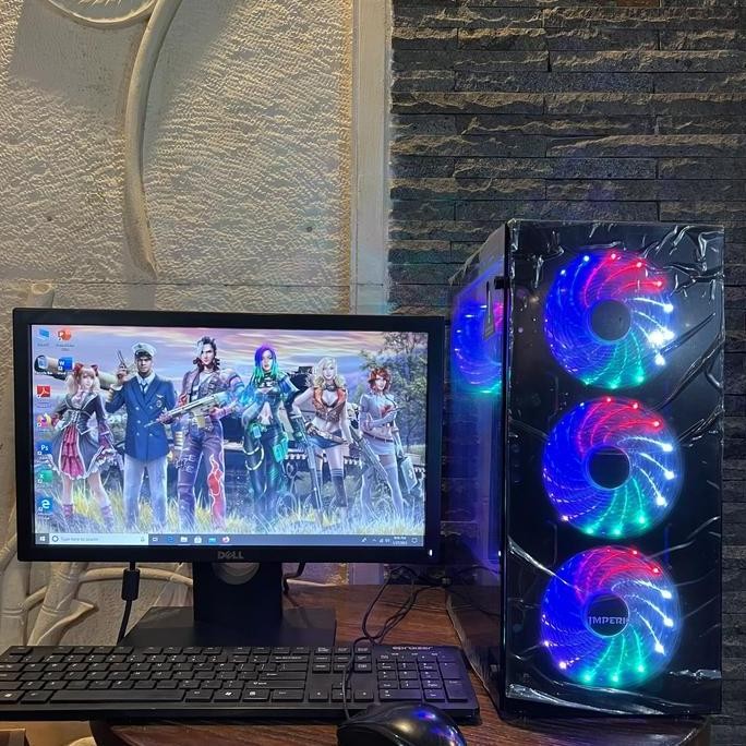 Pc Rakitan Core I5 Gen 11 Fullset Monitor Ssd 256 New Stok