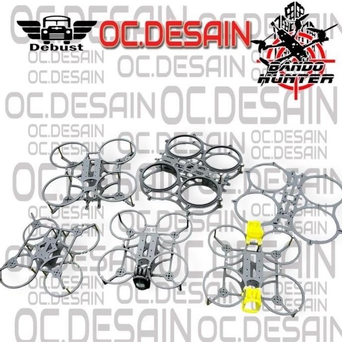 TERBARU - Drone Frame 2,5 inch whoop custom OC.Desain