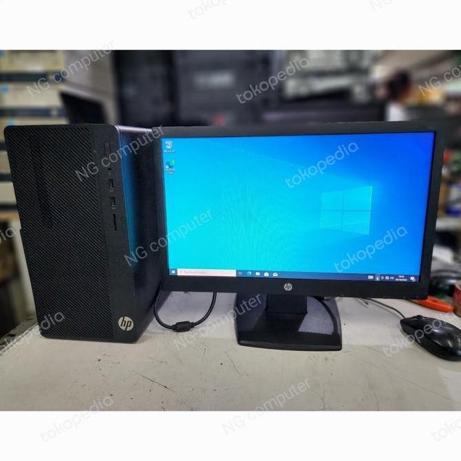 Pc Hp Core I5 8500 Ram 16 Gb Ssd 256 Gb Monitor 19 Inch Keyboard&Mouse New Stok