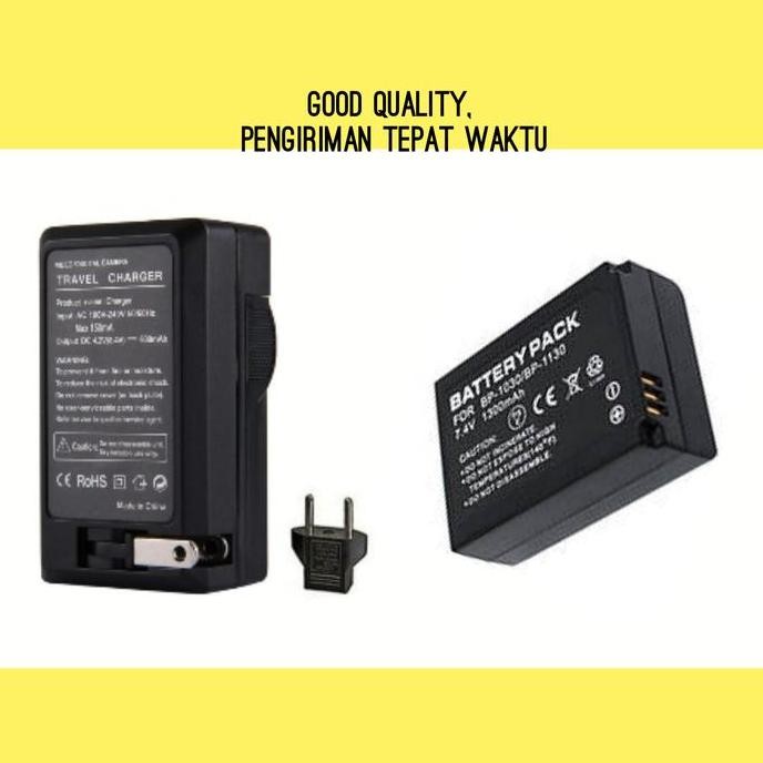 Baterai & Charger Samsung BP-1030 BP1030B BP-1130 ED-BP1030 Batre Casan