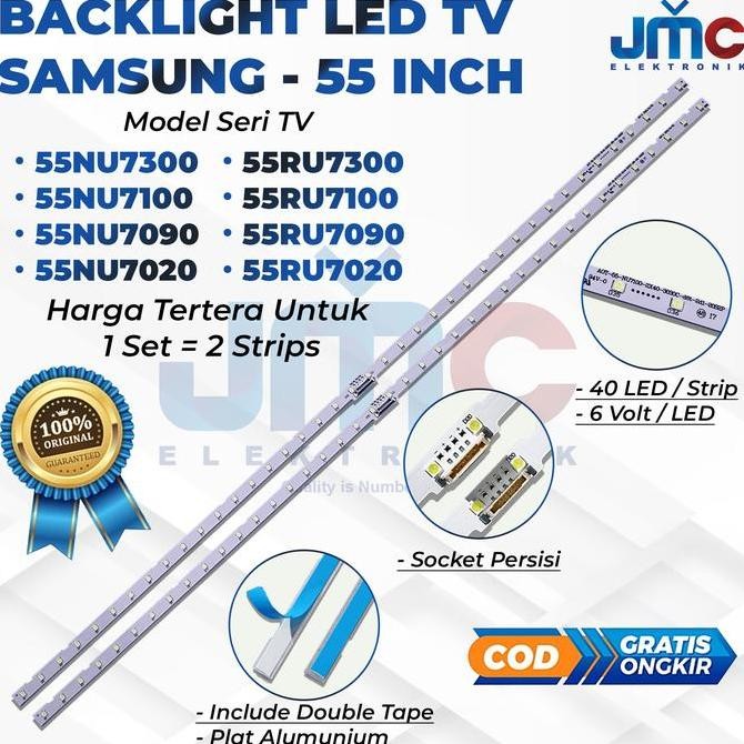 TERLARIS - BACKLIGHT TV SAMSUNG UA55NU7100 UA55NU7090 UA55NU7300 55NU7100 55NU