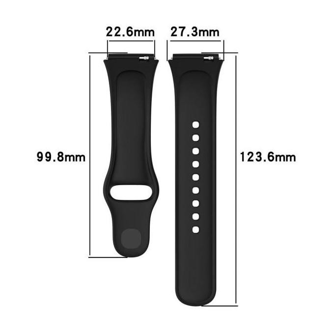 baru Silicone Strap for Redmi Watch 3 Active Tali Jam Tangan Rubber