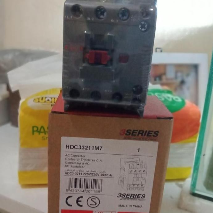 BEBAS ONGKIR - KONTAKTOR HIMEL HDC33211M7 220V/KONTAKTOR HIMEL HDC3-32 220VAC ORI