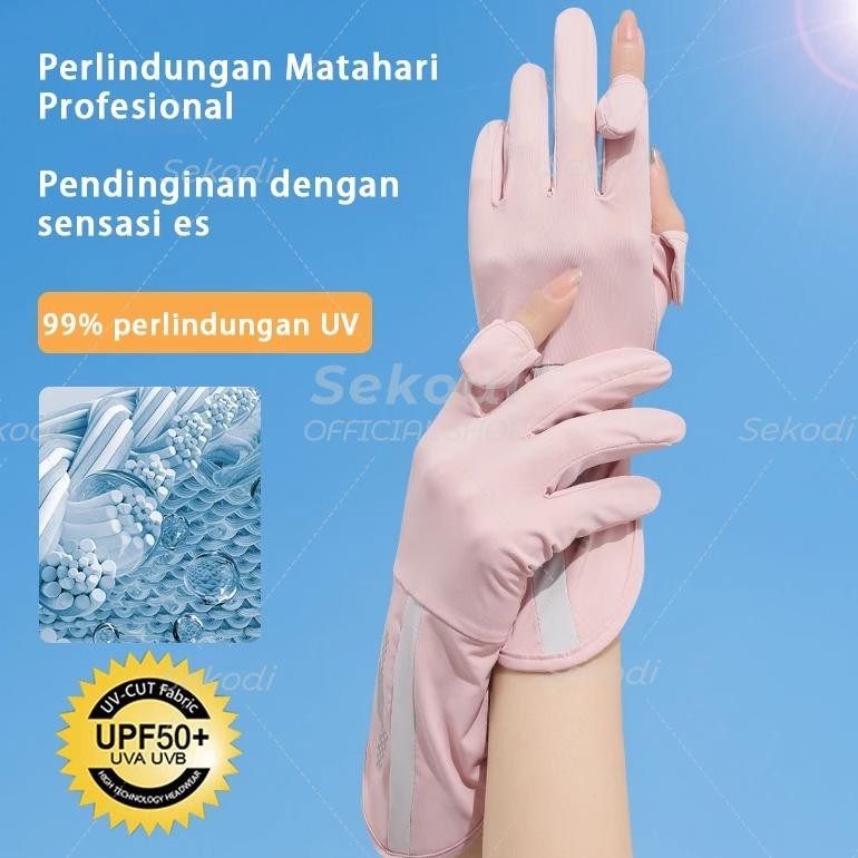 er-90 ad-3 Sekodi Kaos Tangan Motor Wanita Sarung Tangan Montor Hemat Hemat