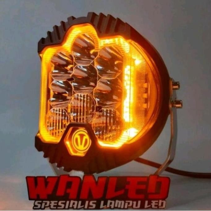 TERBARU - LAMPU SOROT 7 INCH REPLIKA BAJA DESIGN LAMPU TEMBAK BUMPER