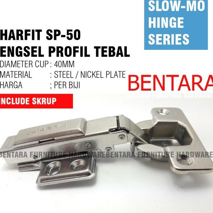 Harfit SP 40MM ENGSEL SENDOK ENGSEL PROFIL SLOW MOTION