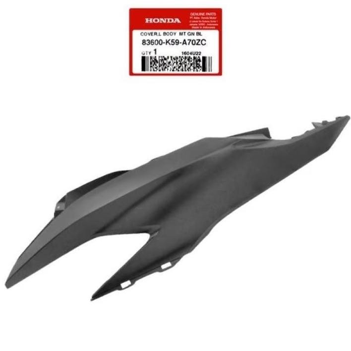 Cover Body Kiri Hitam Doff New Vario 150 eSP K59J - 83600K59A70ZC