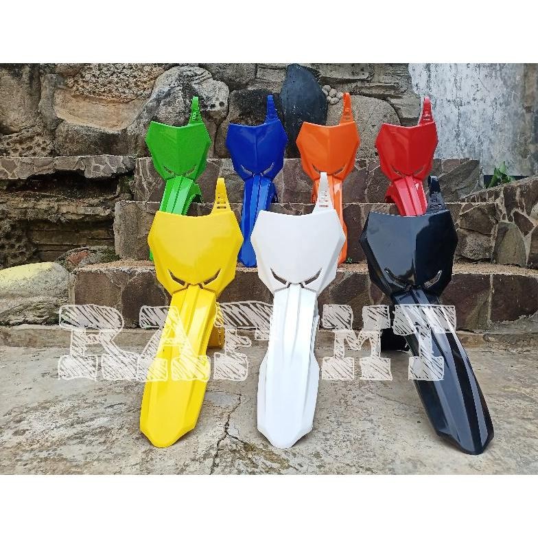 SEPAKBOR DEPAN RMZ 450 DAN PAPAN NOMOR RMZ 450 COVER BODY RMZ 450 RMZ 450 SPAKBOR DEPAN RMZ 450 SLEB