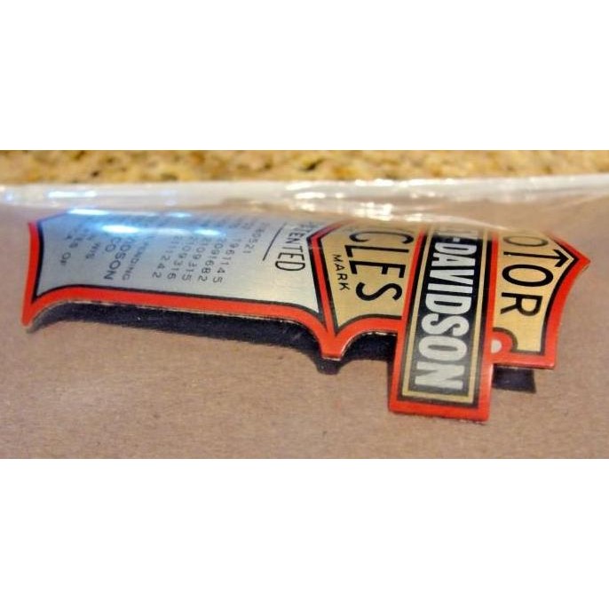 HD Patented Curved Metal Emblem Decal FXSTS Springer Shock#66030-88