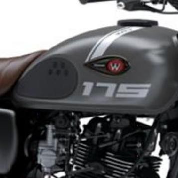 Stiker tangki Sticker Mark Fuel tank W175 Cafe