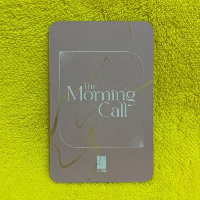 restock  Photocard jkt48 raisha syifa the morning call official