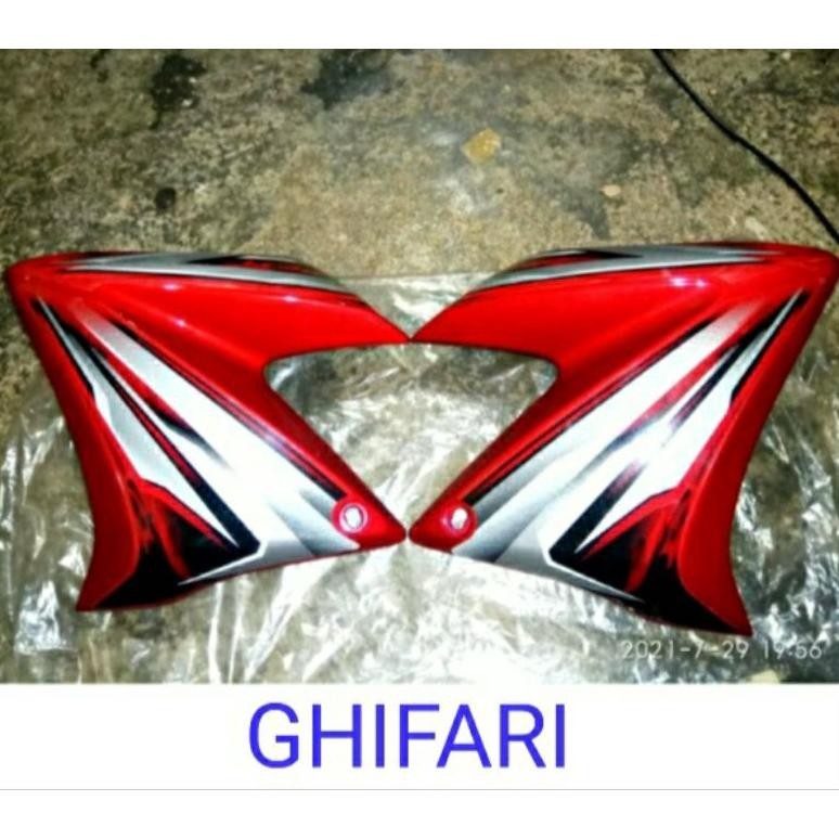 Sayap Depan Vixion Old Sayap Cover Tanki Depan Vixion Old Merah Marun Plus Lis Sticker 2010 2011 201