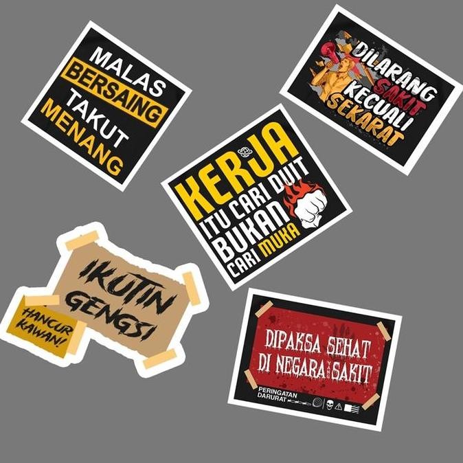 

restock !!! Kepstore Official - Sticker Pack Kata Kata Kepstore Official - Sticker Pack