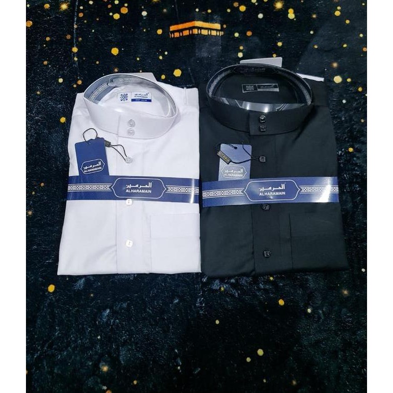 baru  Jubah Pria Muslim Al Haramain Woll Polos Premium import vietnam