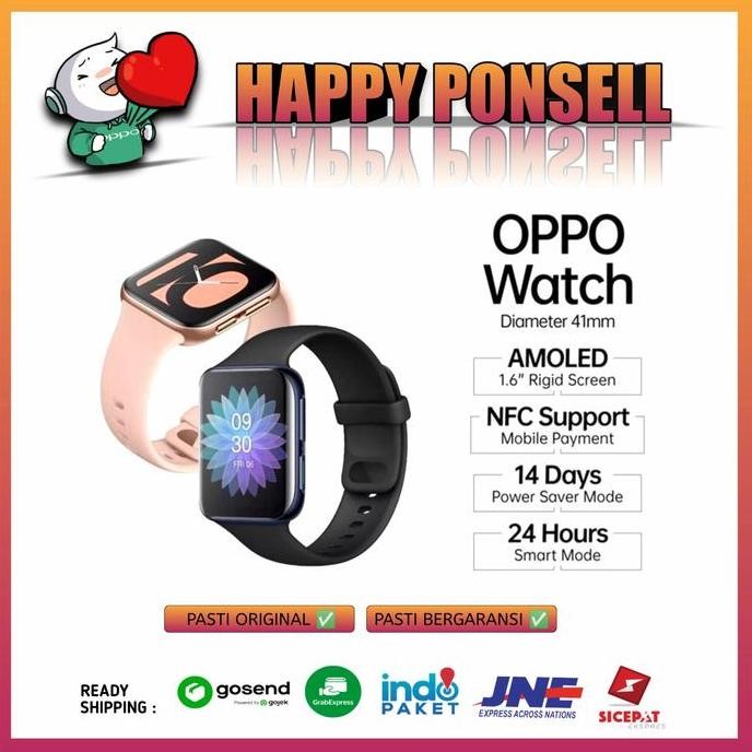 TERLARIS - OPPO WATCH 41MM | SMARTWATCH ORIGINAL GARANSI RESMI OPPO INDONESIA