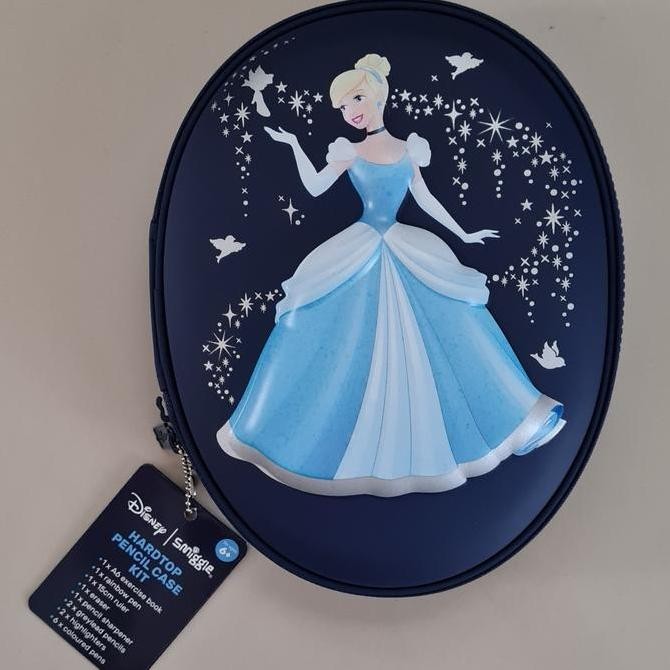 

Disney Princess Cinderella Hardtop Stationery Gift Pack, tempat pensil Kualitas Original