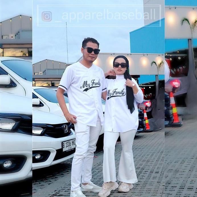 restock  Baju jersey baseball custom satuan couple family komunitas, acara kantor, acara skolah