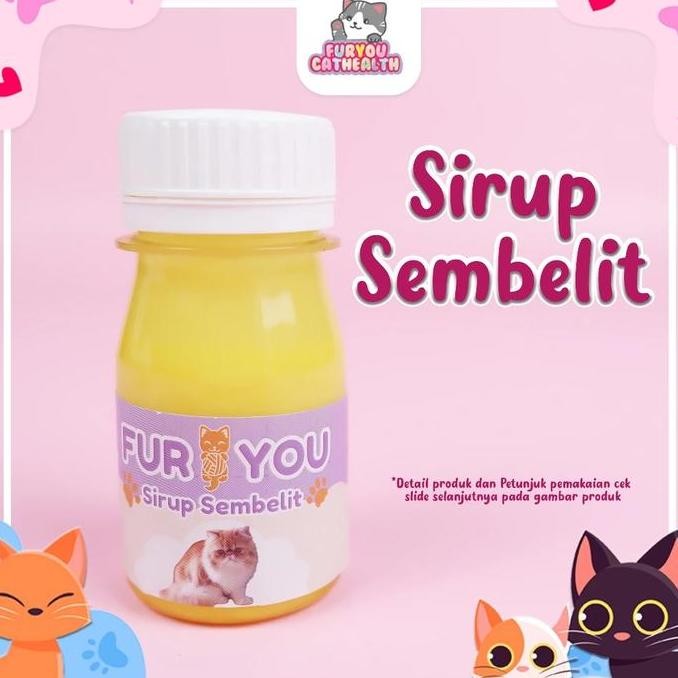 Fur You Sirup Sembelit Kucing Susah Bab Pup Keras Kucing Sembelit