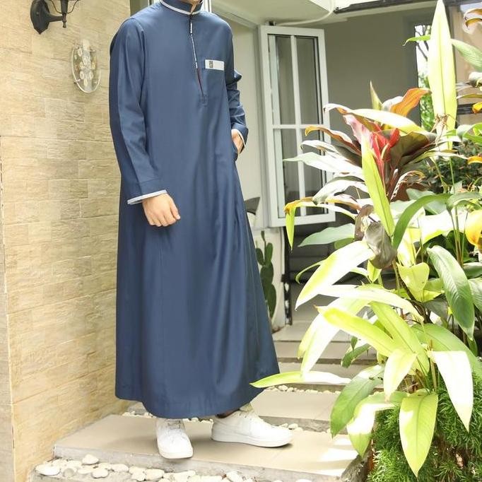 baru  jubah pria jubah assyauqie kombinasi